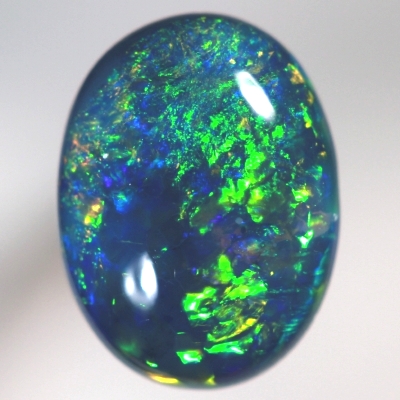 SOLID BLACK OPAL Top quality. Sparkling greens. SEE VIDEO